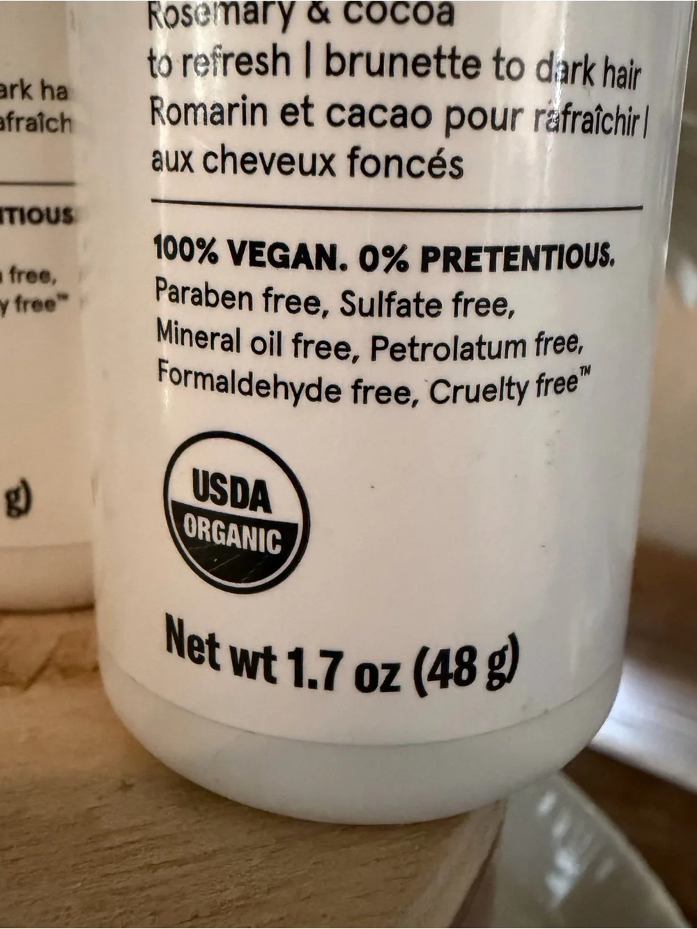 Acure dry shampoo